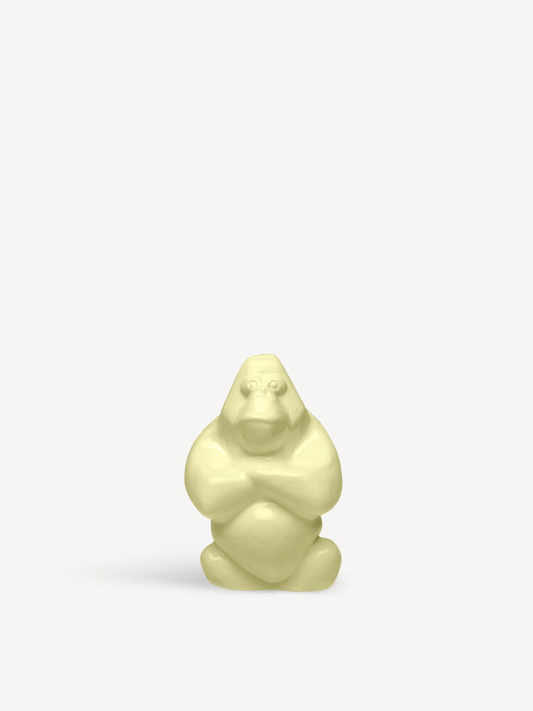 KOSTA BODA Gabba gul skulptur